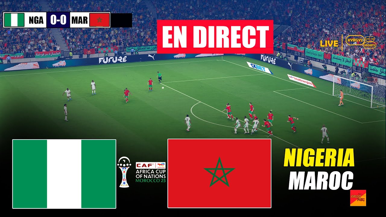 🔴EN DIRECT : NIGERIA vs MAROC | eFootball PES 21 Simulation et pr&eacute;diction du gameplay sur PC