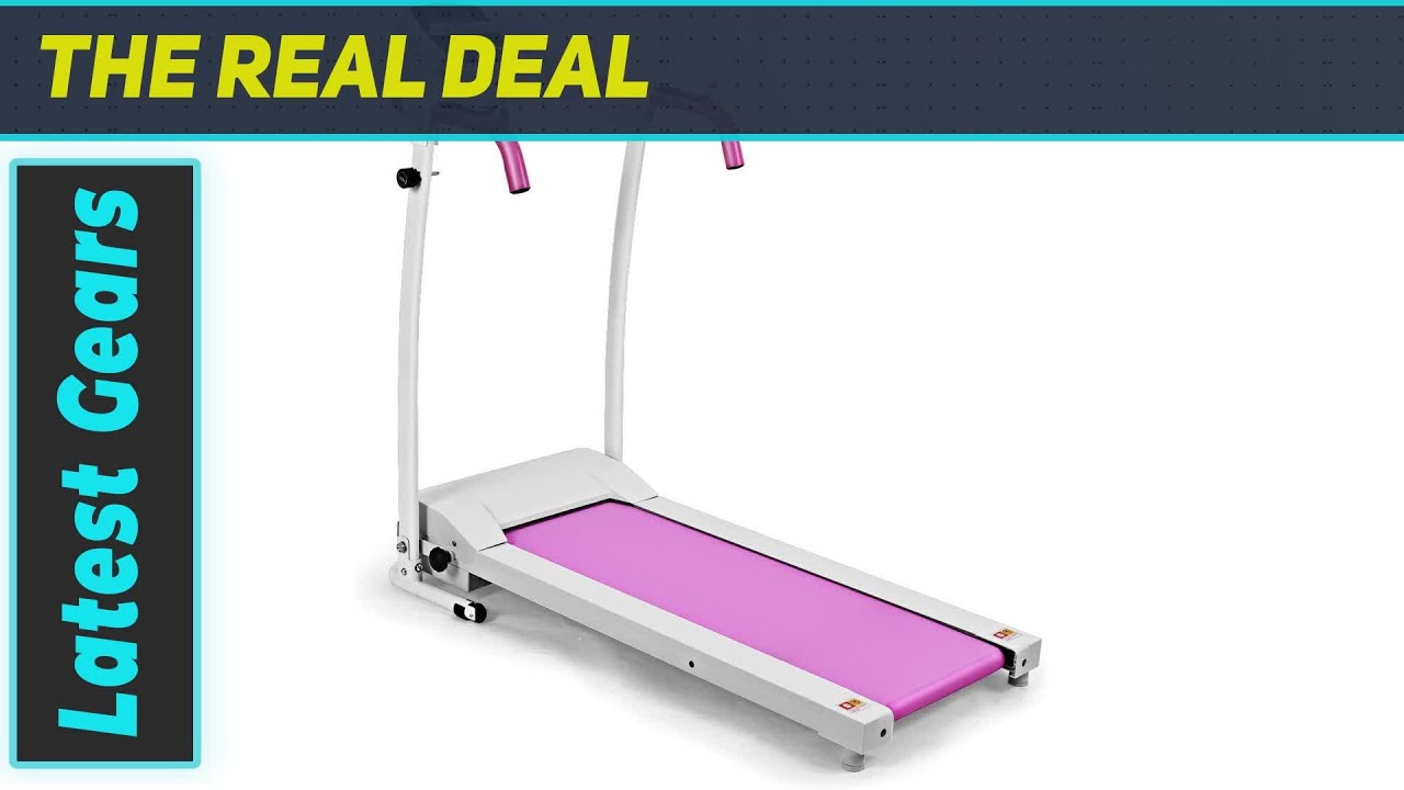 GYMAX Folding Treadmill Review - Compact and Feature-Packed!
