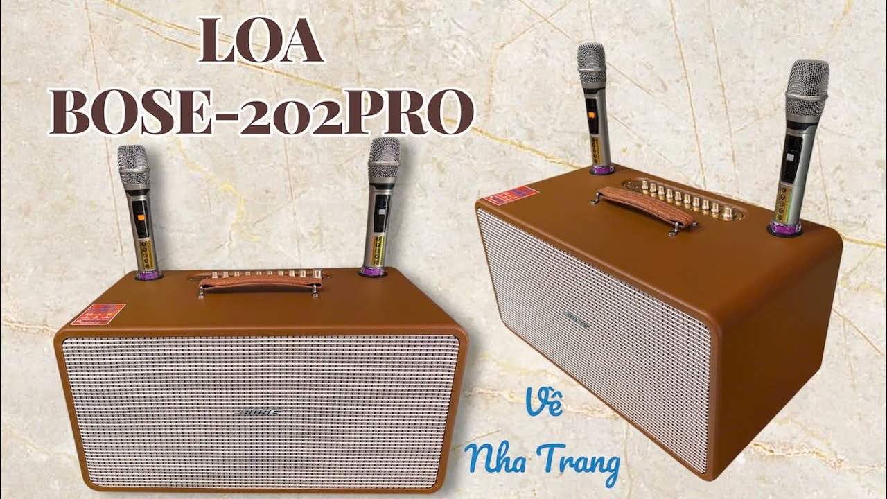 Loa karaoke xách tay #loabose202pro #loakeothanhnguyenaudio/ tích hợp vang số chỉnh cơ  