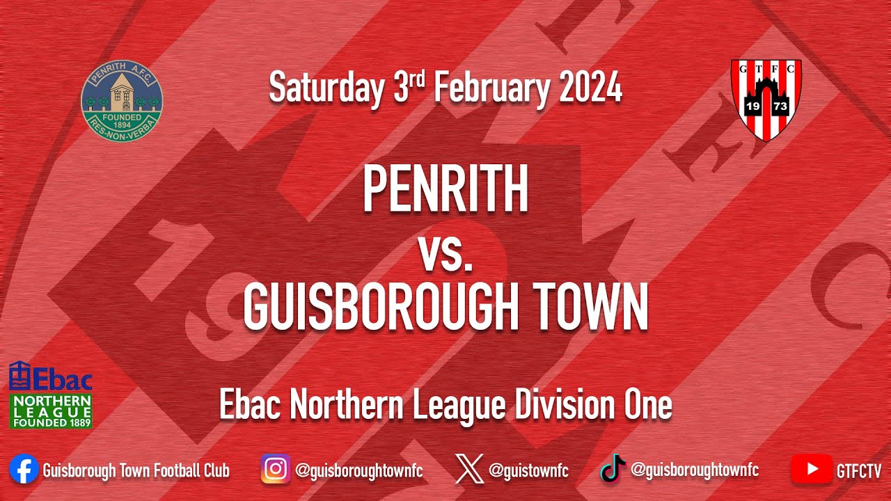 03/02/2024 - Penrith 0-3 Guisborough Town