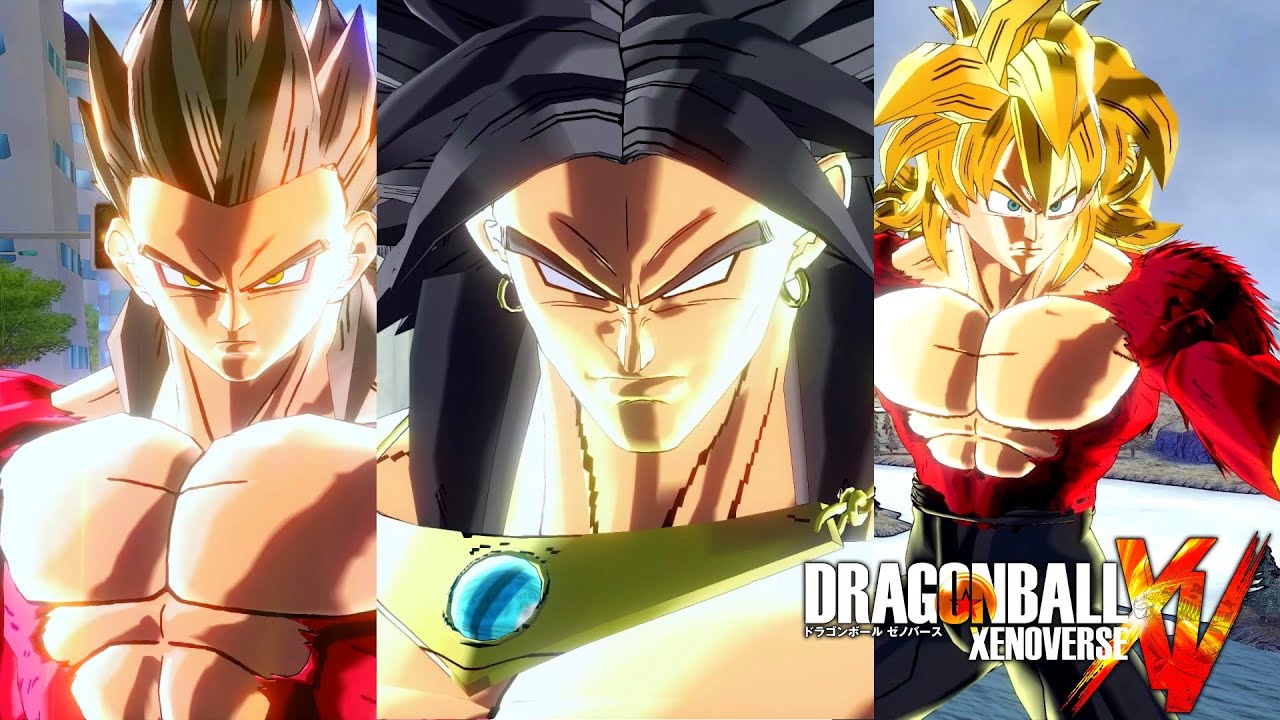 [PC] Dragon Ball: Xenoverse - MODS - SSJ4 Broly. SSJ4 Gohan, an SSJ4 Cac Gameplay (60fps 1080p)
