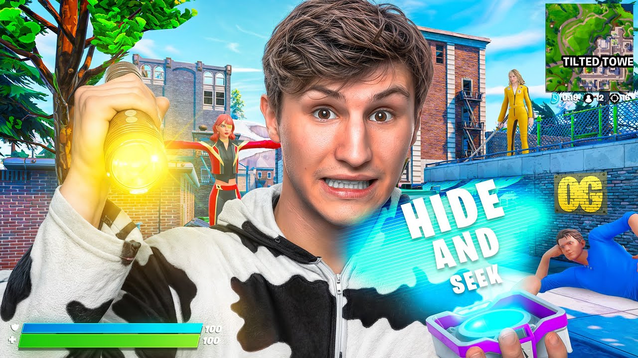 JONZY geht UNDERCOVER in ALVI`S 100 SPIELER OG HIDE and SEEK!