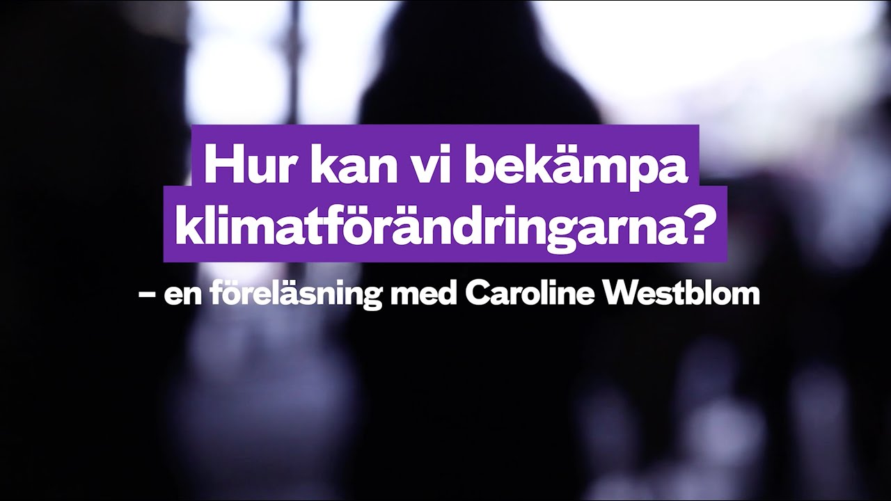 Hur kan vi bekämpa klimatförändringarna?