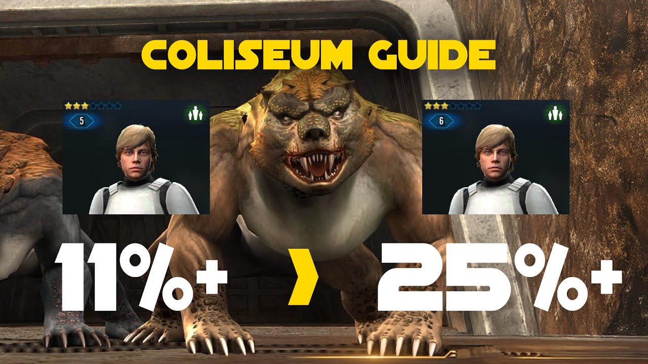 Dryax - L5 Luke 11%+ / L6 Luke 25%+  | SWGOH