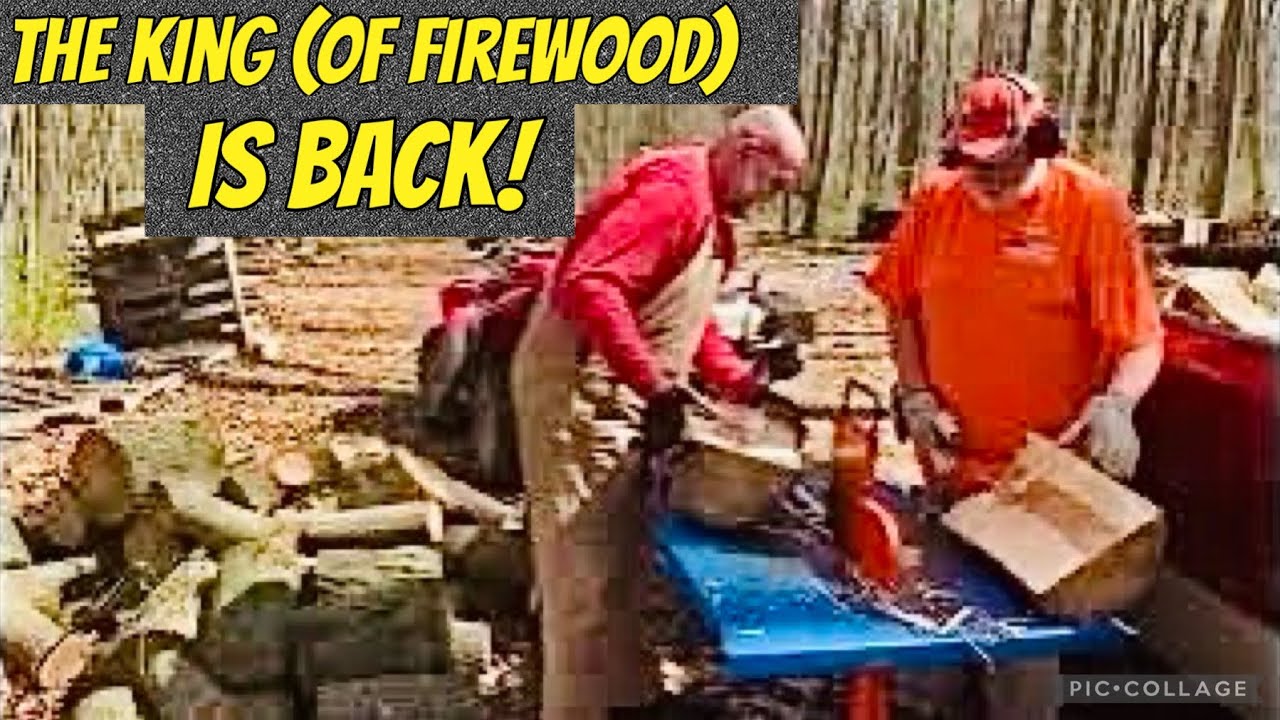 FIREWOOD | Splitting half cord of hickory into brother's truck