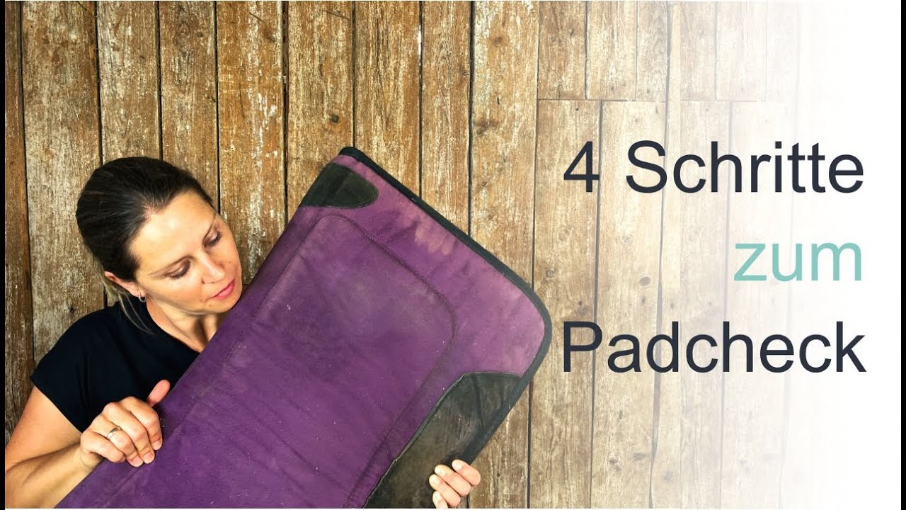 Ist mein Westernpad noch gut ? 4 Schritte zum Padcheck