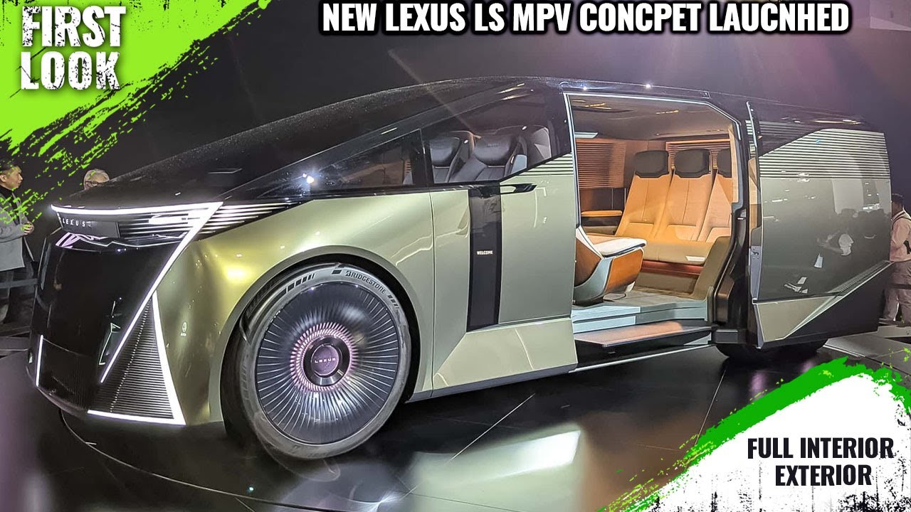 Lexus LS 6-wheeled Luxury MPV Launched At 2025 Japan Mobility Show - Full Interior Exterior