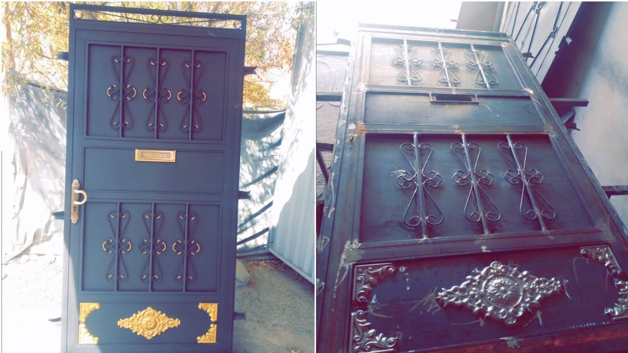 كيفية صنع موديل باب حديد في غاية الروعة