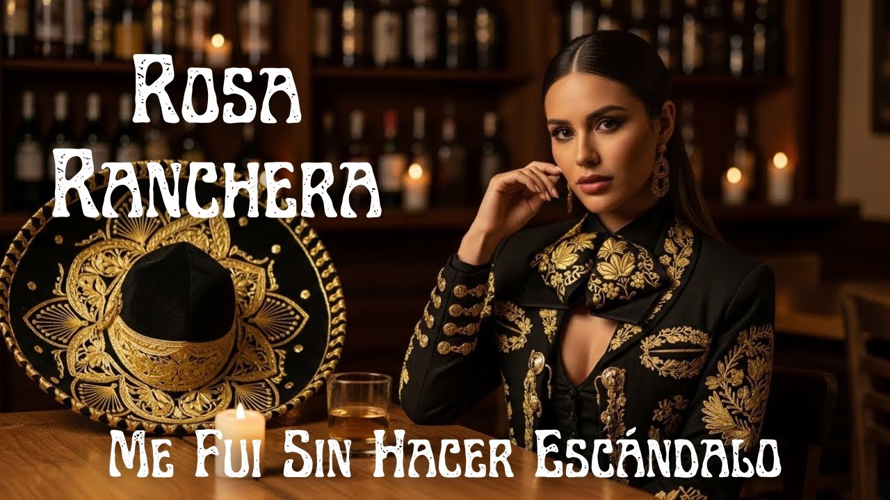 Me Fui Sin Hacer Escándalo | Ranchera Clásica | Rosa Ranchera