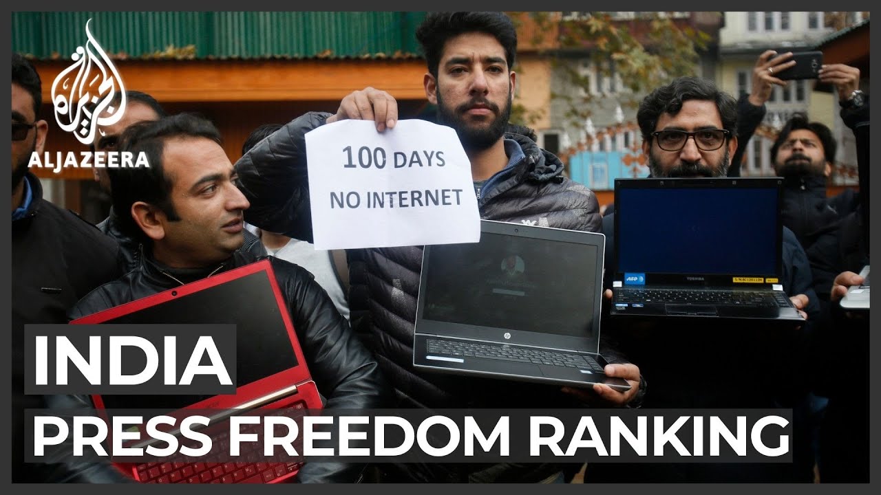 India at 142 on World Press Freedom Index over Kashmir blackout