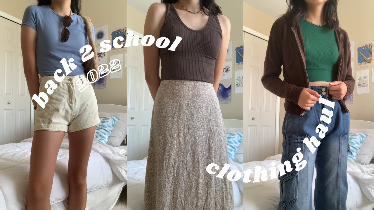 back to school clothing haul 2022