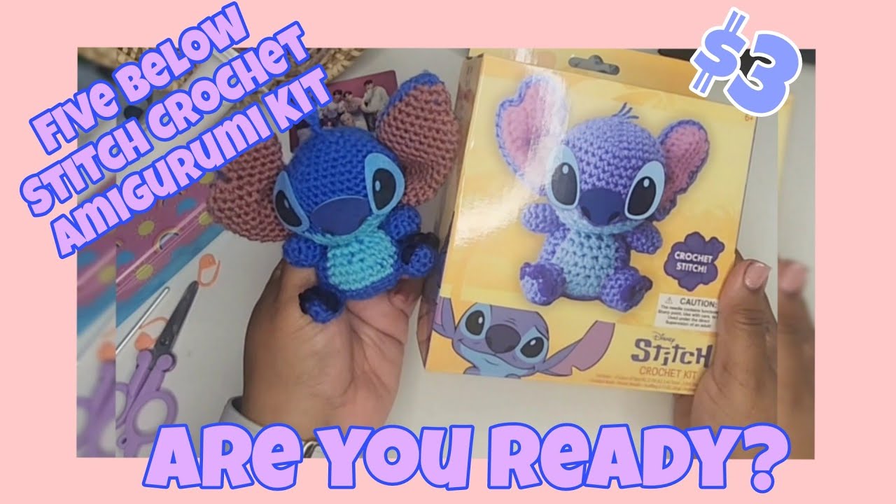 Five Below Stitch Amigurumi Crochet Kit feat. Sunny, my dog