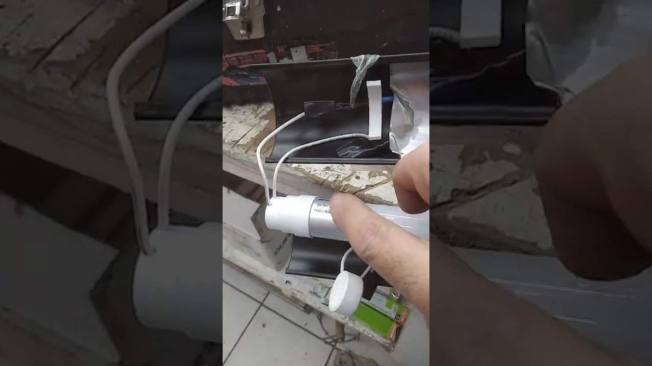 substituindo reator e l&acirc;mpadas Fluorescentes, para l&acirc;mpadas de LEDS v&iacute;deo 2
