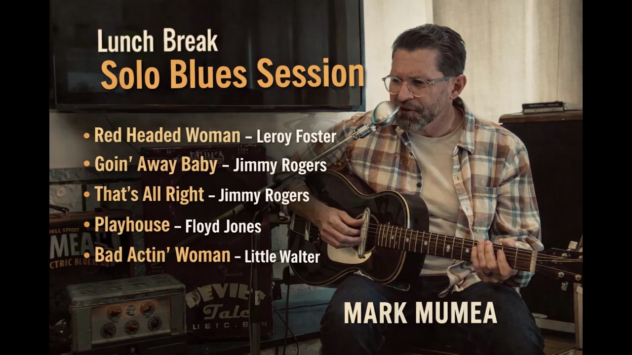 Lunch Break Practice Session | Early Electric Blues – Solo Home Performance