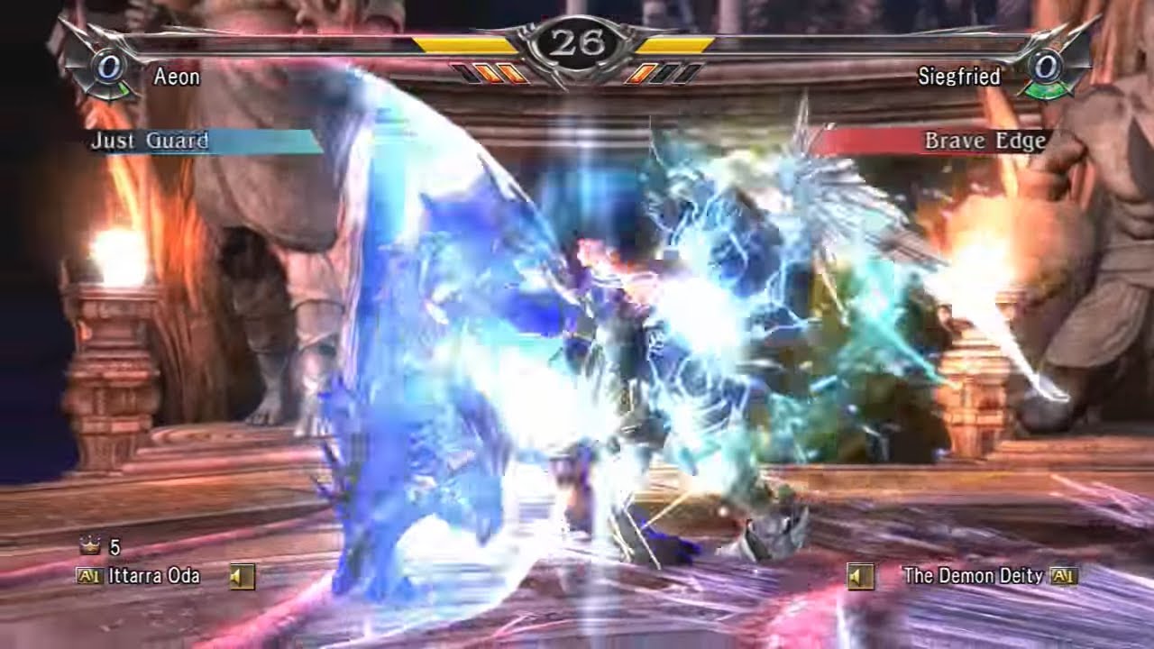 Soulcalibur V: Ittarra Oda (Aeon) Vs. The Demon Diety (Siegfried)