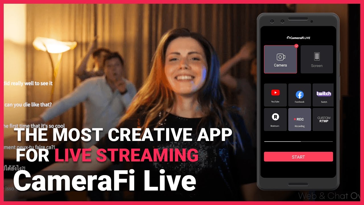 The Most Creative App for Live Streaming, CameraFi Live