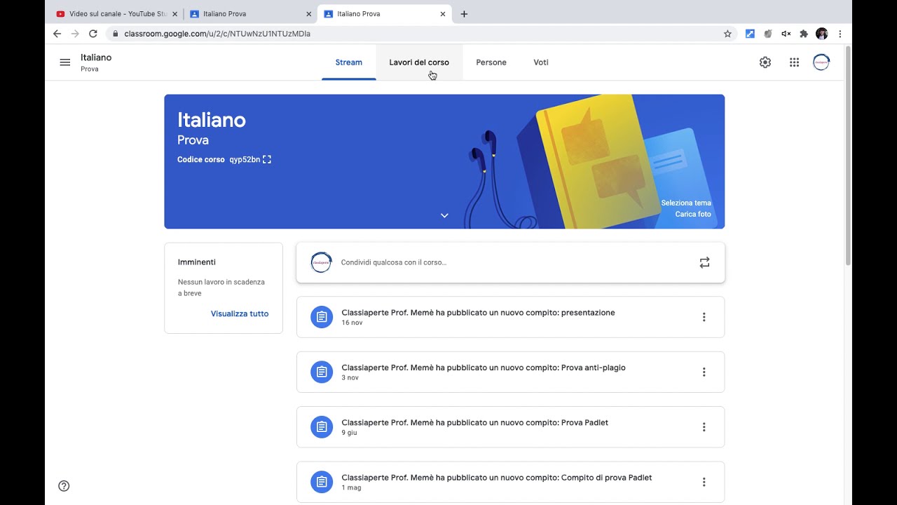 Primi passi su Classroom: creare e assegnare un compito