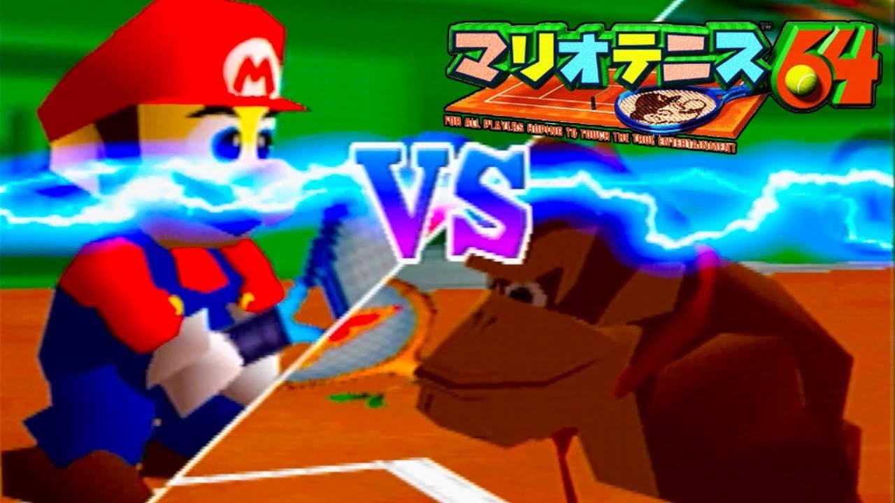 【二人実況】主人公にいきなり大苦戦を強いられる初心者ドンキー。【マリオテニス64 Part3】