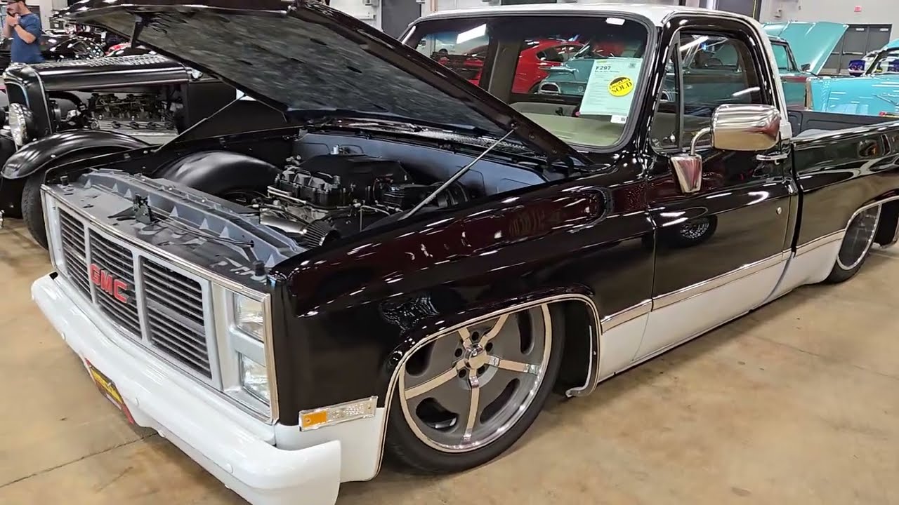 1986 GMC 1500 6.2L LSA Supercharged V8 on air sold for $99k in Mecum Spring Classic 2025
