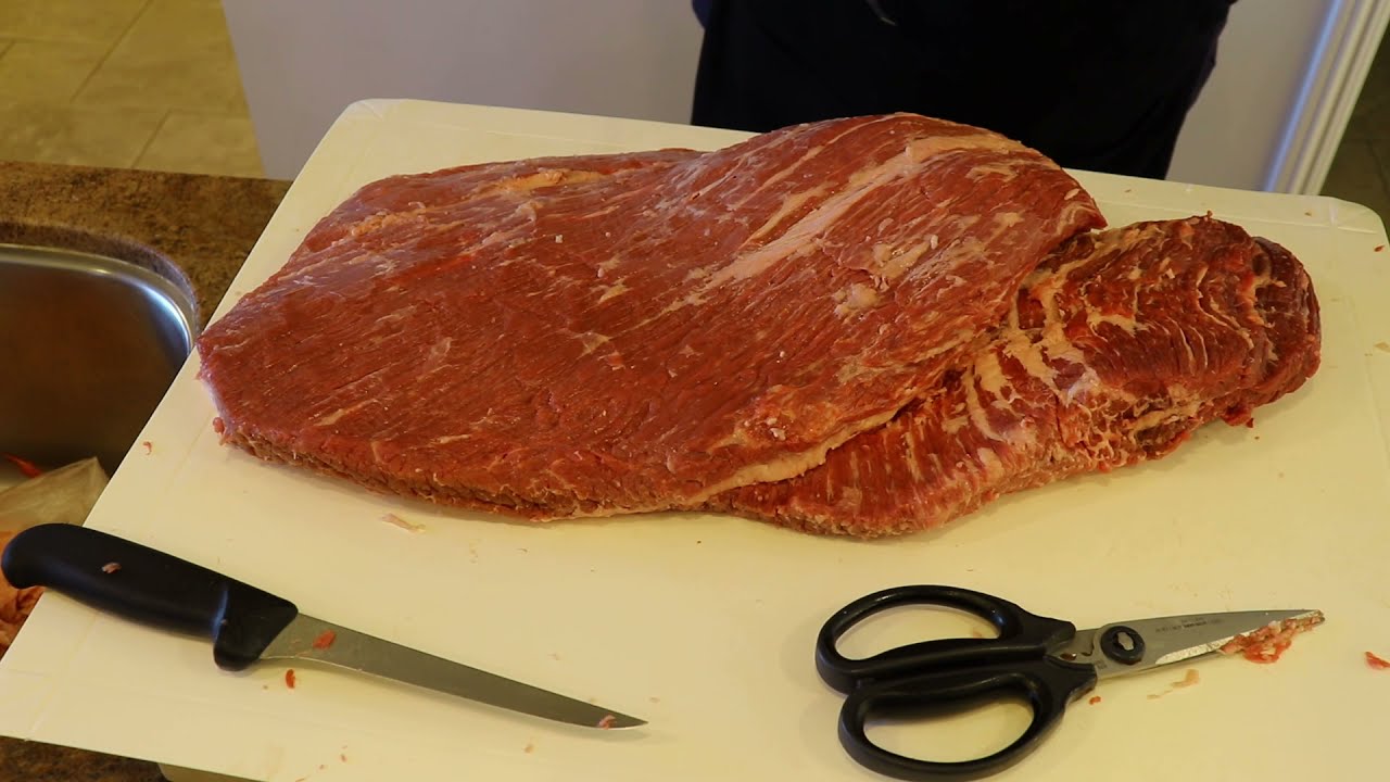 Brisket Trimming Prep For Pastrami- Started Out As A Non-Competition Trim
