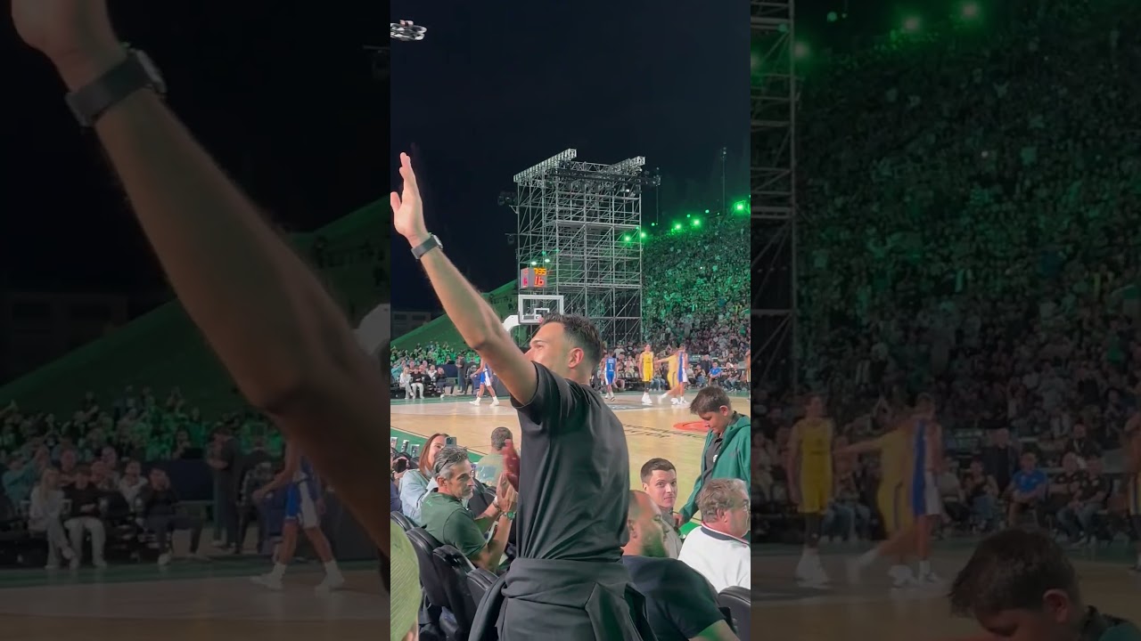 Kostas Sloukas imagine 35.000 people calling your name! 🤯  #wethegreens