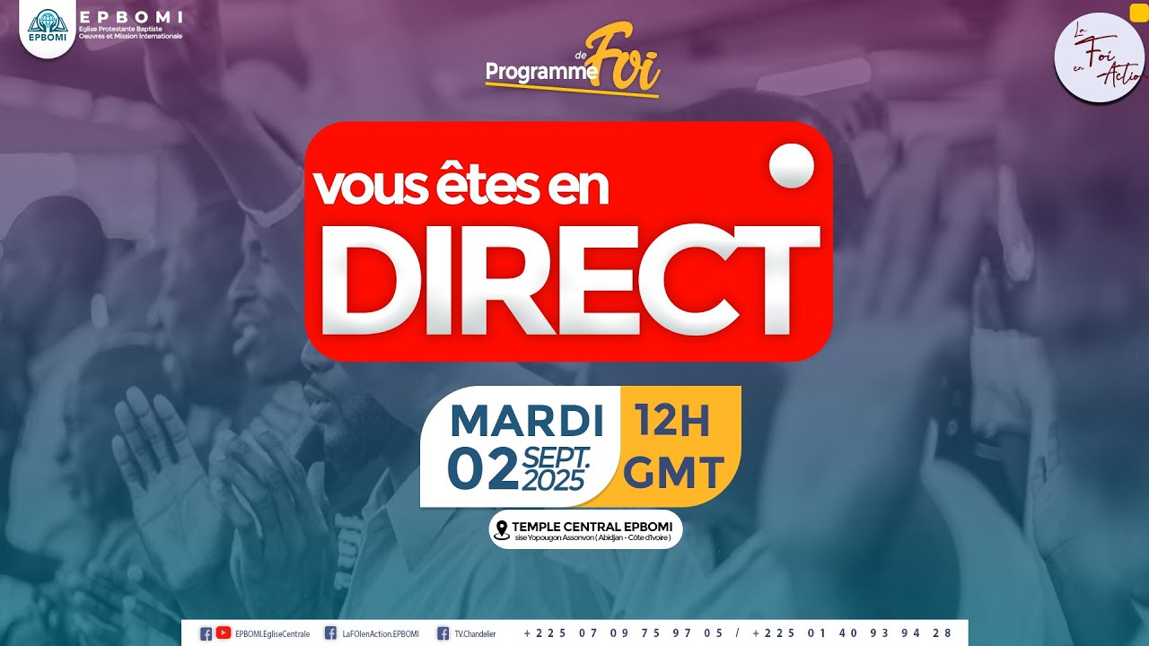 La Foi en Action du Mardi 02 Septembre 2025