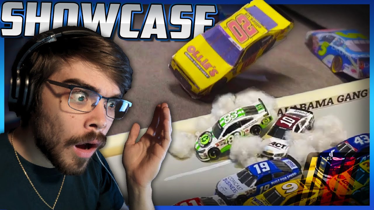 Реакция на ваши УДИВИТЕЛЬНЫЕ аварии!!! // Покадровая демонстрация NASCAR [5]