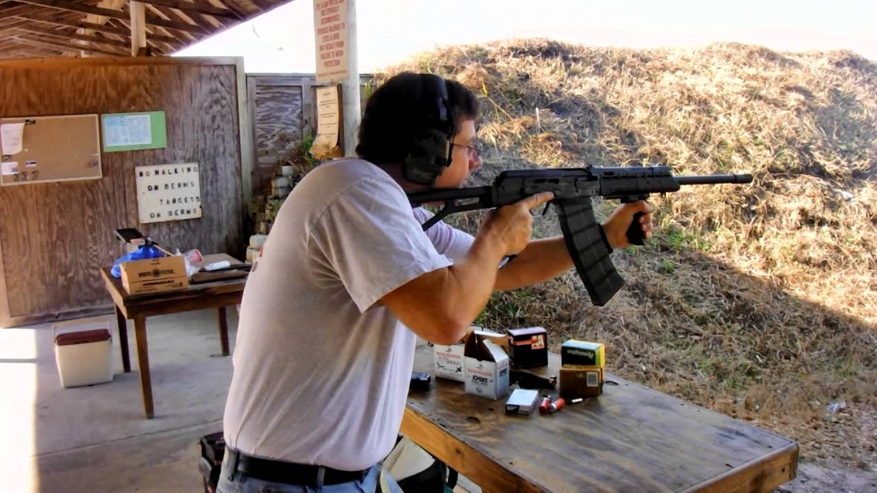 Tromix Saiga 12 and MD Arms 20 round drum mag