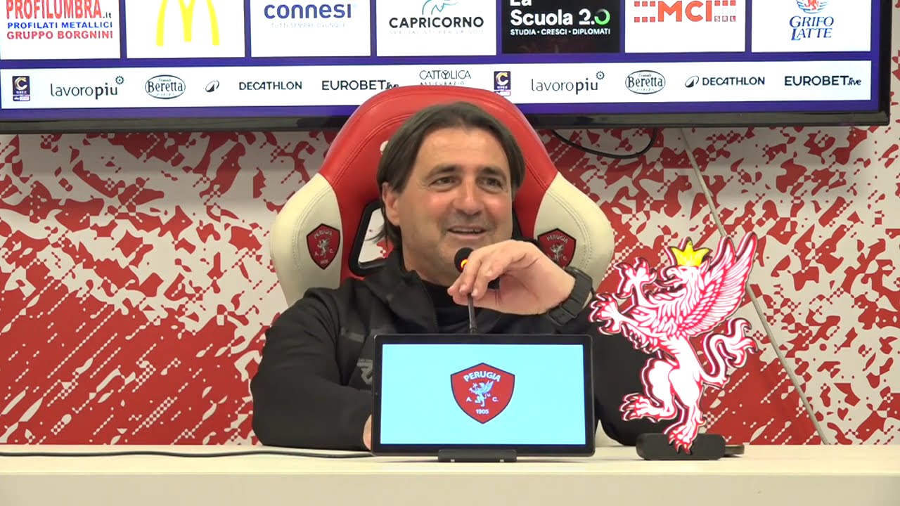 PERUGIA-PONTEDERA 2-1 | MISTER TEDESCO POST GARA