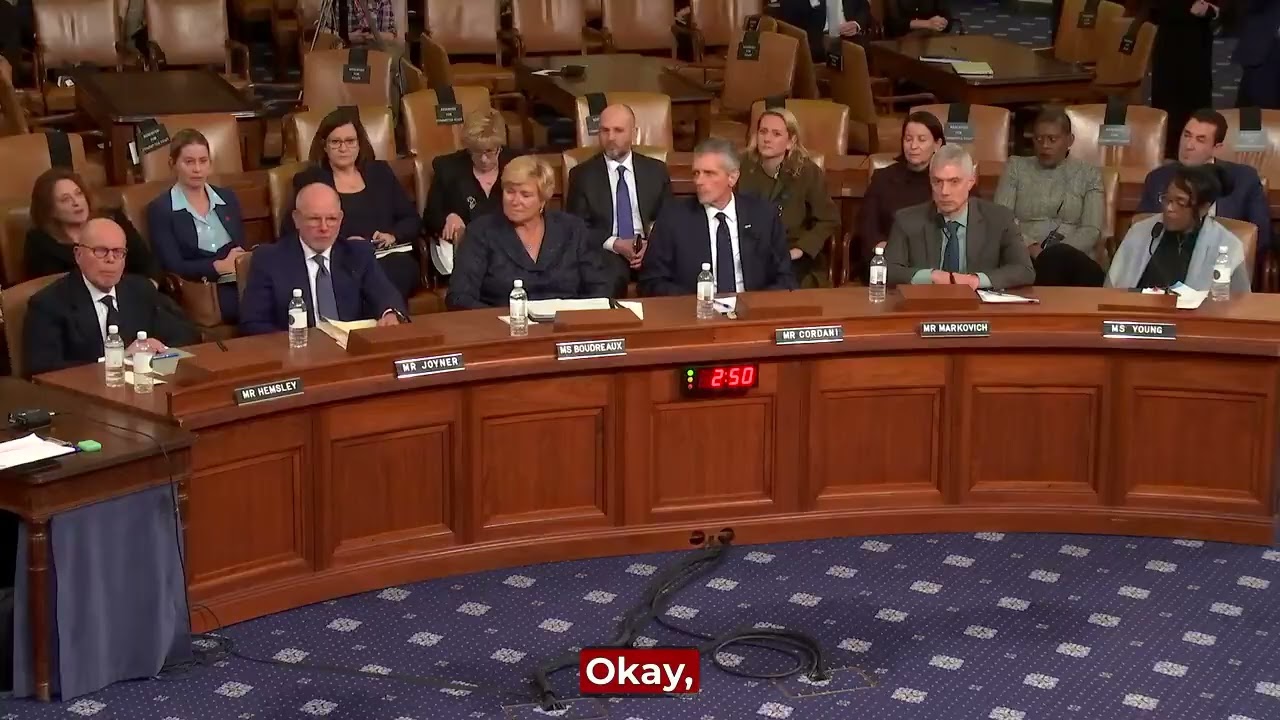 Rep. Moran questions health insurance executives at Ways & Means Committee Hearing.