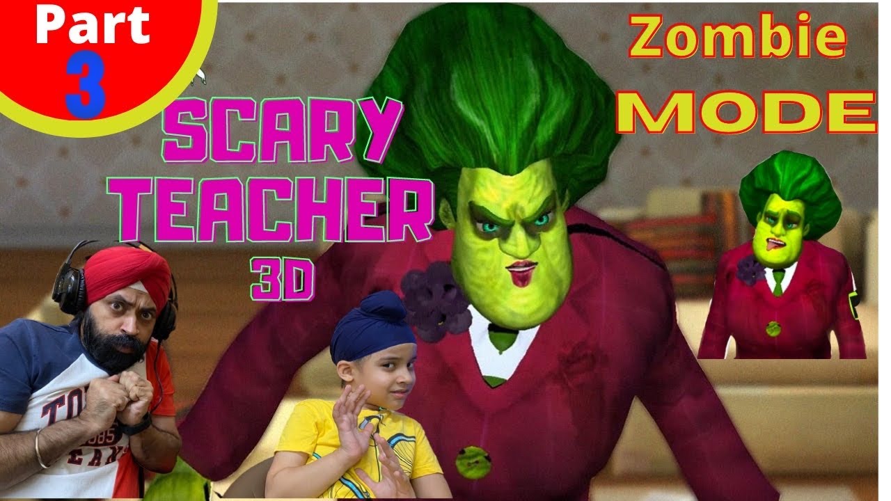 Scary Teacher 3D - Zombie Mode - Part 3 | RS 1313 Gamerz | Ramneek Singh 1313