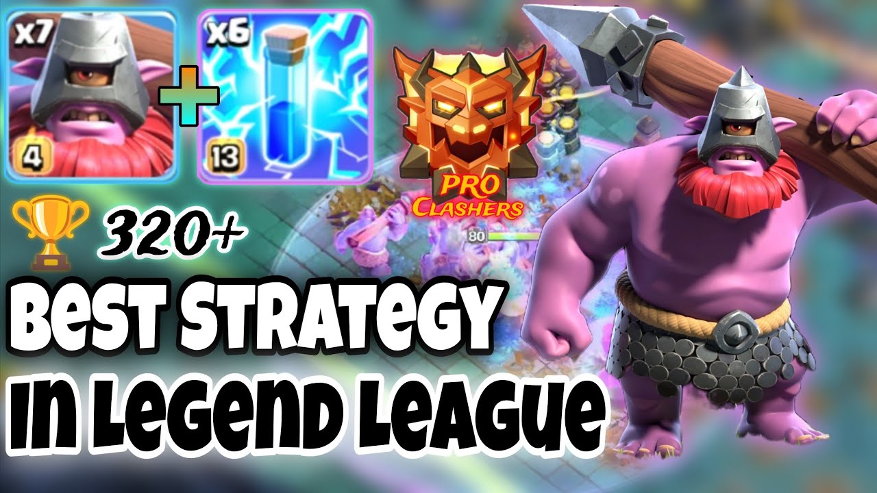 Best Thrower Attack Strategy In Legend League. Must Try This Easiest Combo. Army 👇