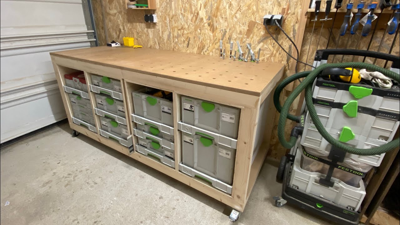 Je fabrique mon établi bois MFT full festool
