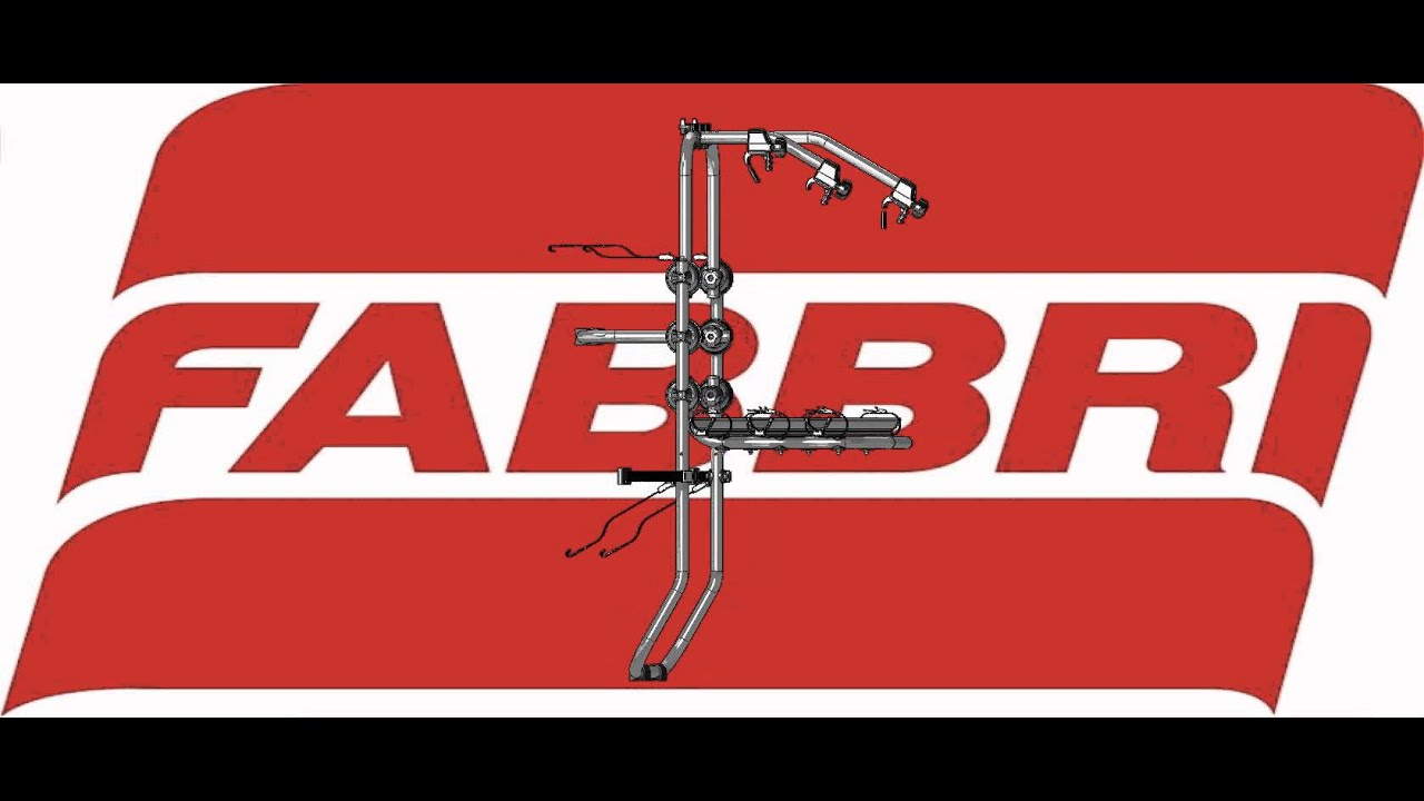 Bagażnik rowerowy na klapę Fabbri Bici Ok 3 Van