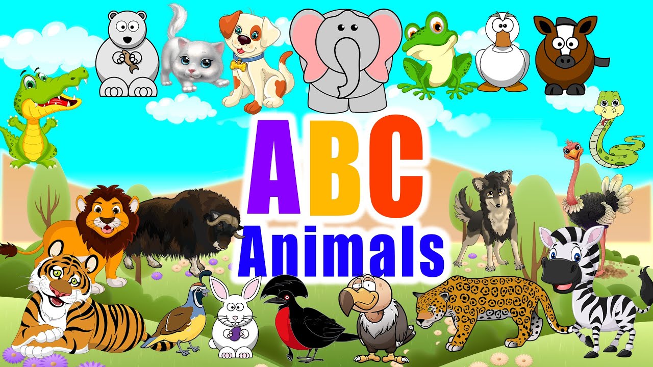 🎶 ABC Animal Sounds Song | A - Z Cartoon Animals & Sounds | LittleKidsTV