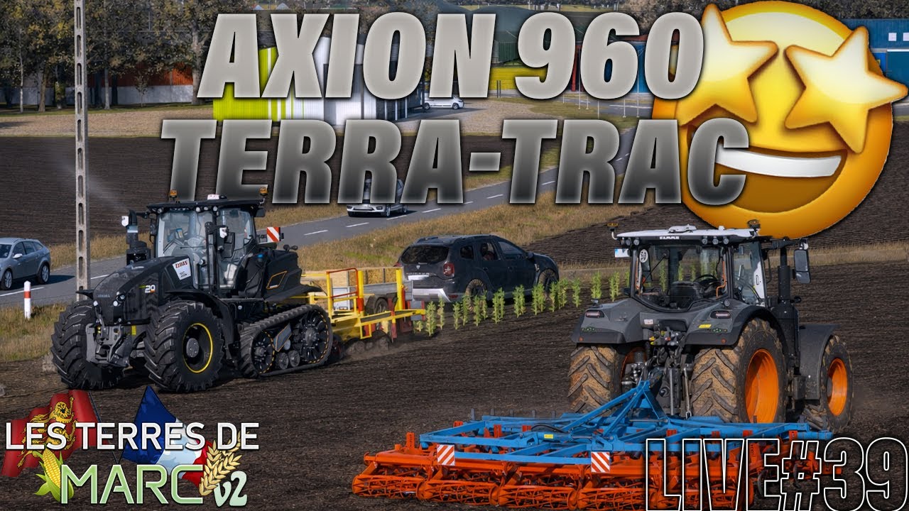 🔴LIVE LES TERRES DE MARC #39 - Plantation de nos premiers peupliers🪵