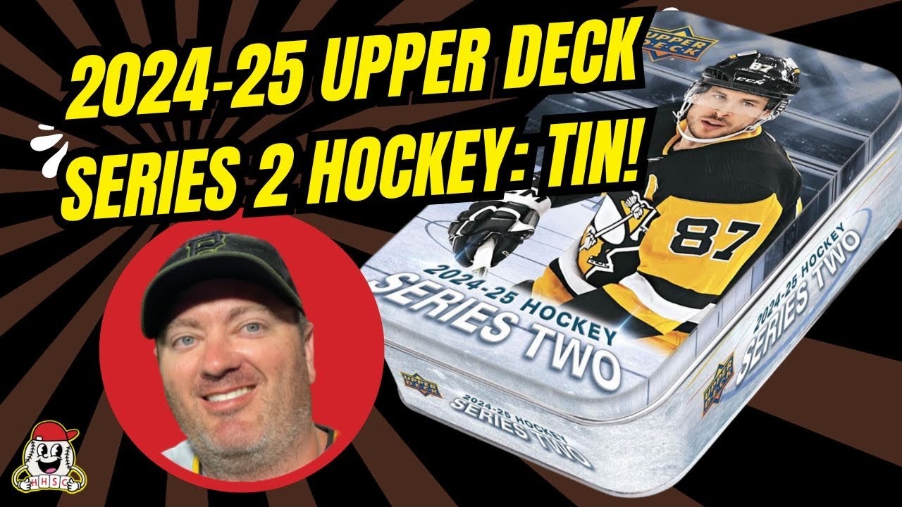 ✨Patrick Opens 2024-25 Upper Deck Series 2 Hockey Tin!✨Celebrini? Michkov?✨