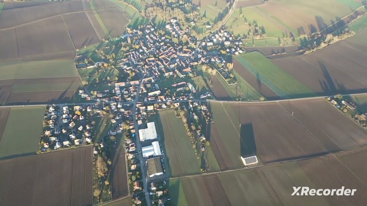 les champs vu du ciel entre Nordheim, Furdenheim, Quatzenheim Fessenheim-le-Bas.video dji mini 3 pro