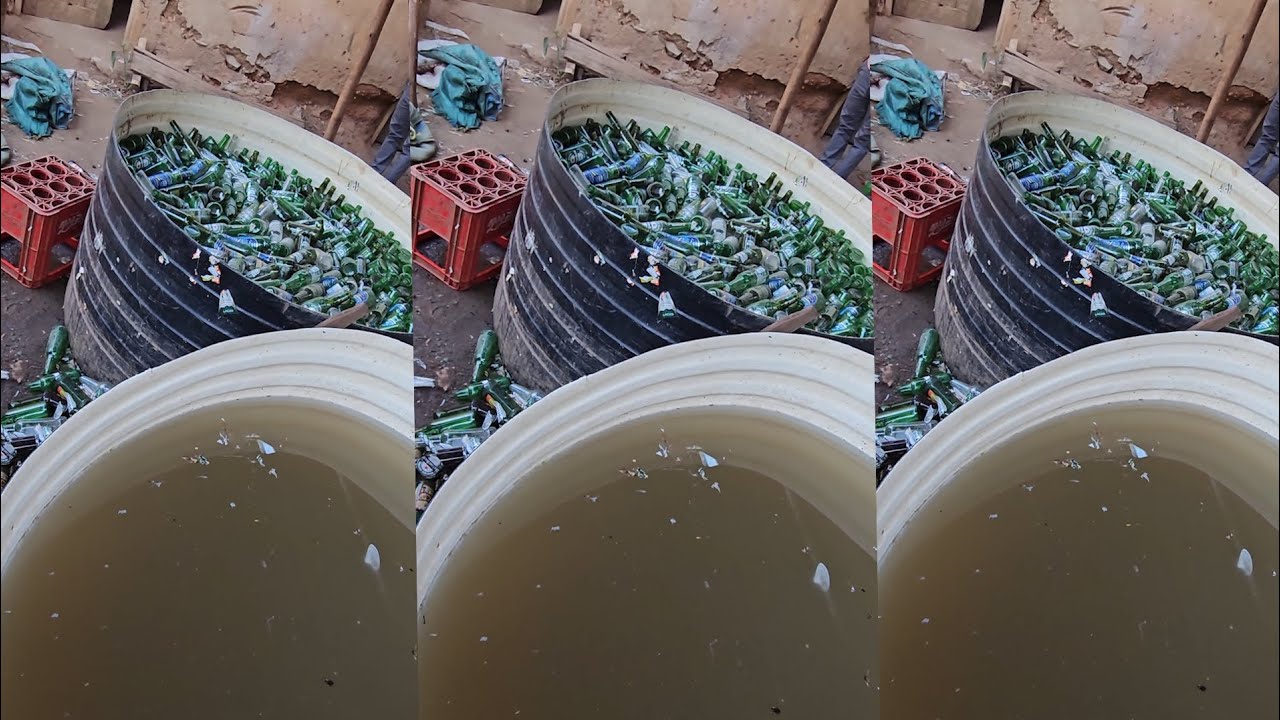 KIWANDA CHATENGENEZA POMBE FEKI NA KUWEKA KWENYE CHUPA ZA KUOKOTA