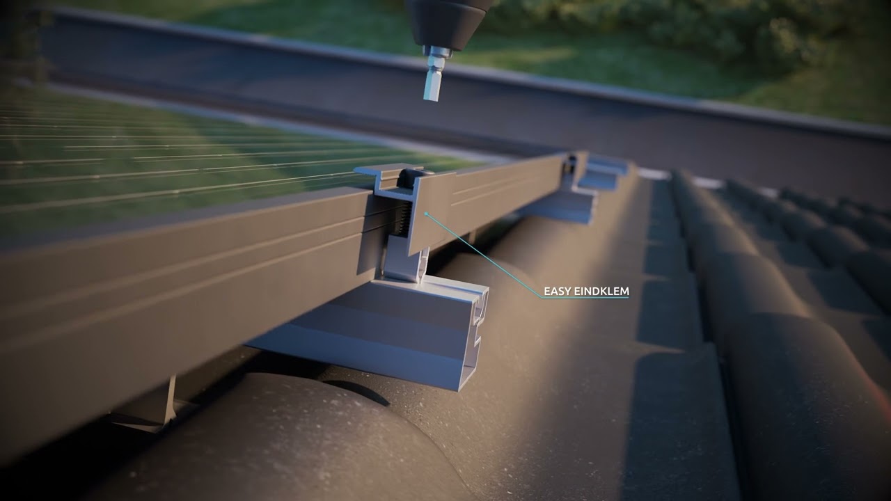 Blubase - Classic Pannendak | Montagesysteem voor zonnepanelen op pannendaken