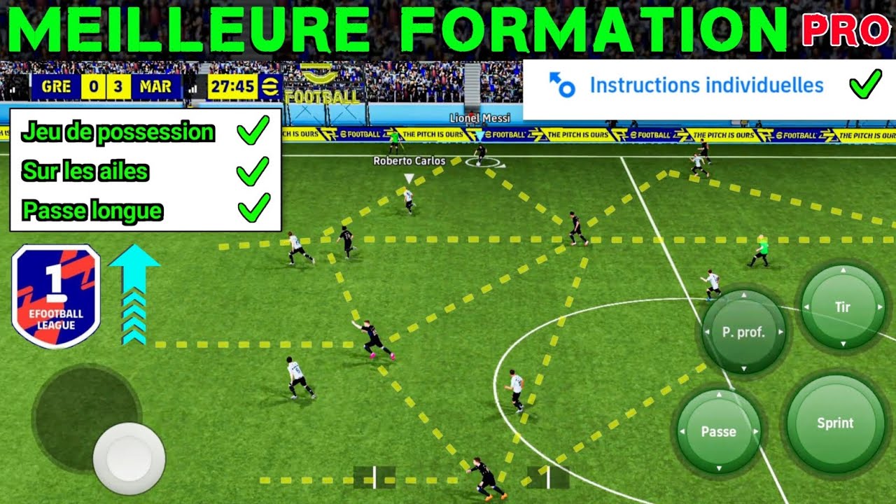 Meilleure FORMATION pour Bien DÉFENDRE & ATTAQUER sur eFootball 2026 Mobile (Astuces)