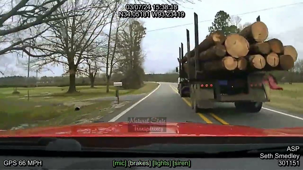 Pursuit/Crash AR-53 Pike/Clark County Arkansas State Police Troop K, Traffic Series Ep. 842