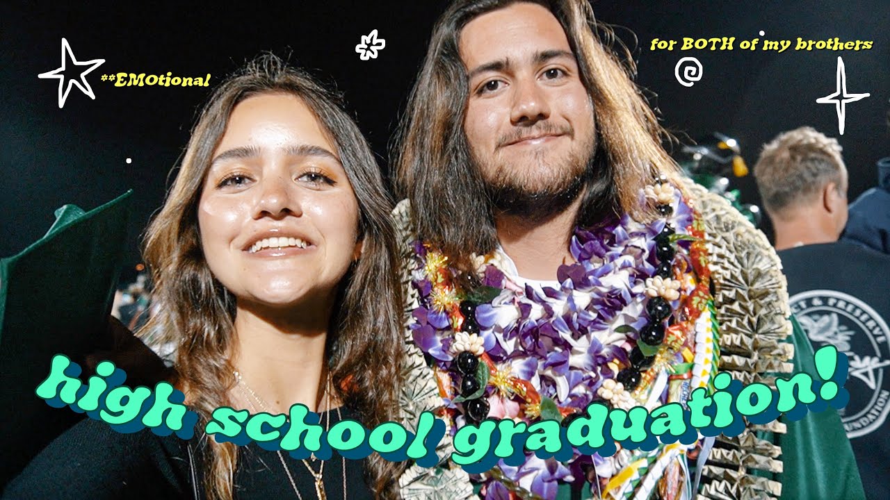 A *lit* GRADUATION VLOG ⭐️ (making leis, seeing family, & eating college cookies)