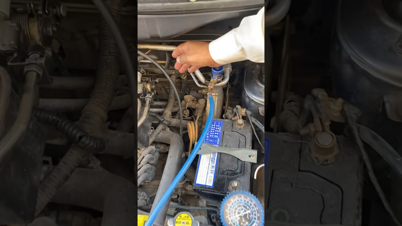 How to A C issue & solve #mechancial #automobile #acservicing  #acproblems