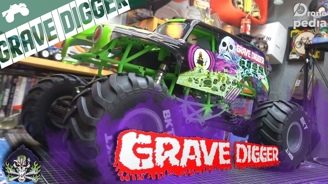 Monster Truck Grave Digger de Axial RC SMT10 ¡IMPRESIONANTE! | DRONEPEDIA