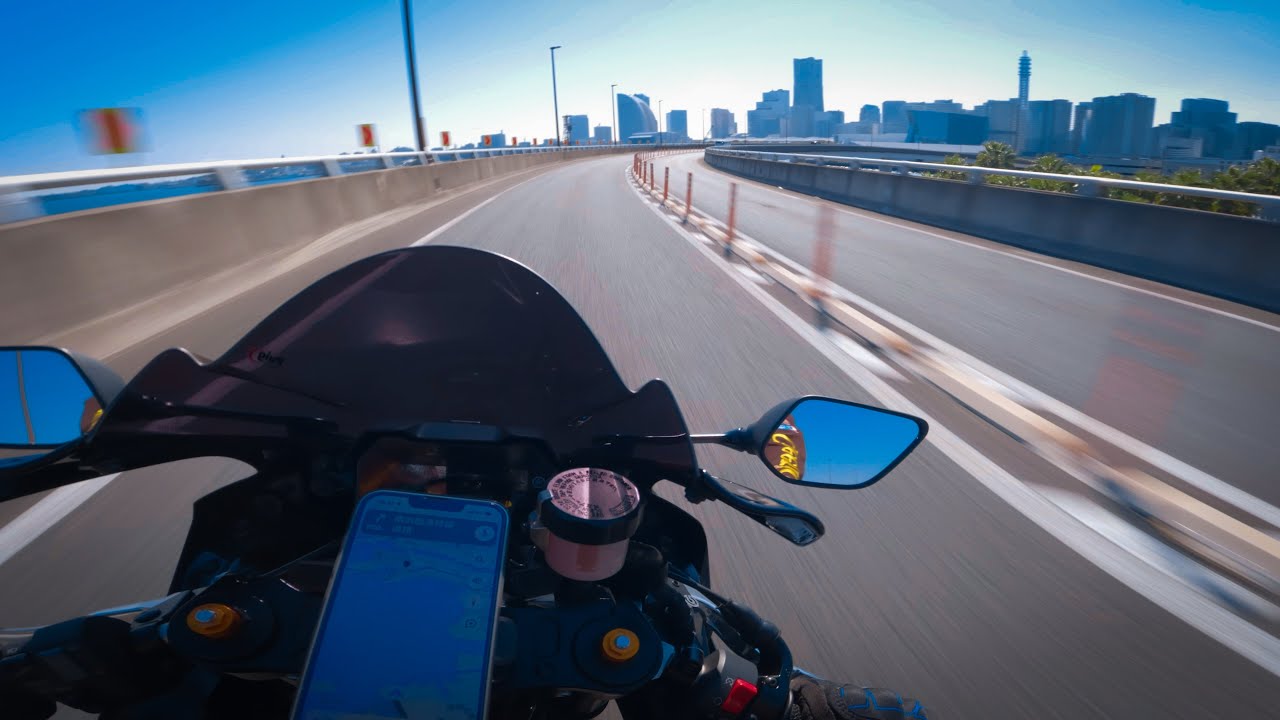 Fall Day Ride in Yokohama, Japan | YZF-R7 | 4K | GoPro | RAW | POV| Stock Exhaust |