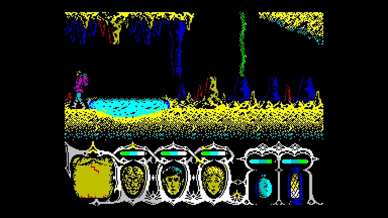 Viaje al Centro de la Tierra 4K Walkthrough, 1989, ZX Spectrum, RZX Archive