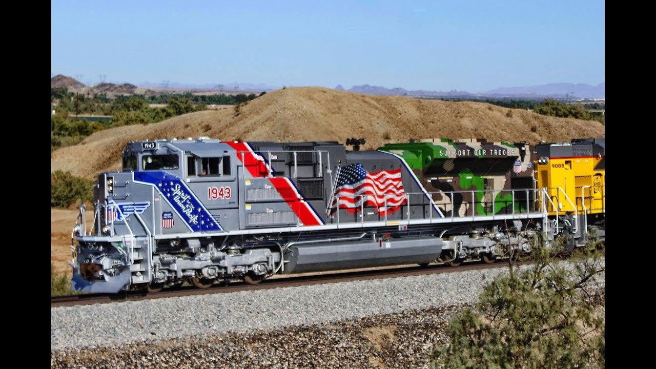 Race Across the Desert! Union Pacific 1943 visits California!