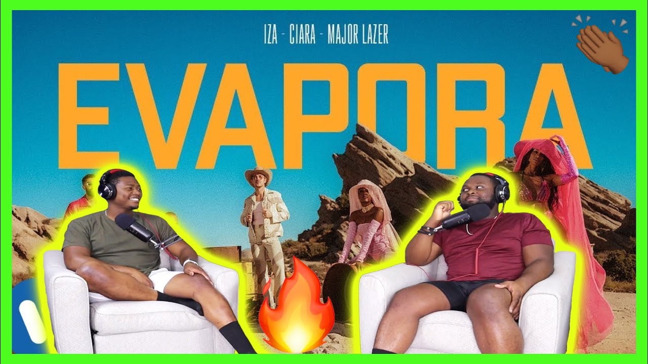 IZA, Ciara и Major Lazer - Evapora (Официальный клип) | Реакция братьев!!!!