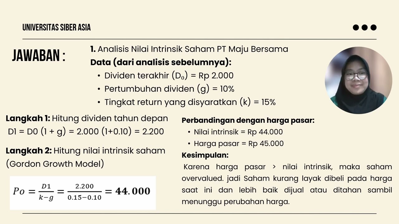 UAS MANAJEMEN INVESTASI